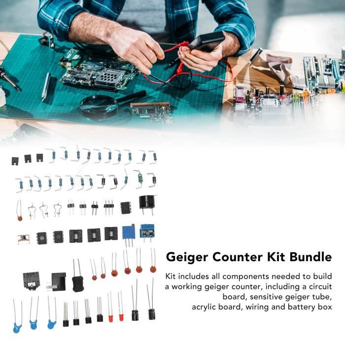Kit de module de compteur Geiger bricolage 380V‑550V DA007 - Cdiscount ...