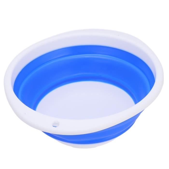 Bassin à Vaisselle Pliable Portable Gris - Multi-usages Intérieur Extérieur