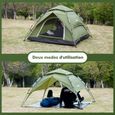 Yorbay Tente de Camping 2-3 Personnes 215x180x130 cm Pop Up Anti UV Imperméable & Ventilée Tente pour Camping, Randonnée, Exterieur-1