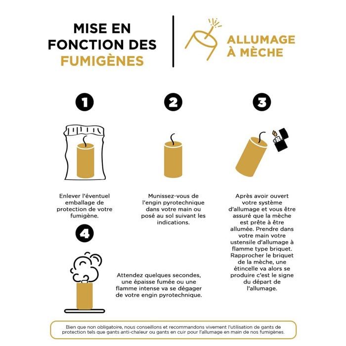 Fumigènes à Main Jaune - Lot De 3 - 45 Secondes De Fumée Intense | Sparklers Club