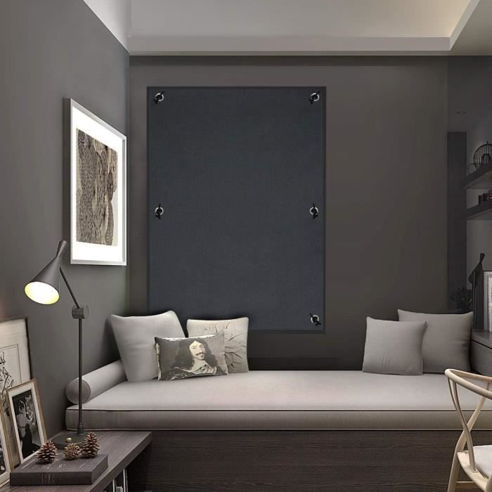 Blackout Rideaux Aveugles avec Ventouse à Isolation Thermique pour