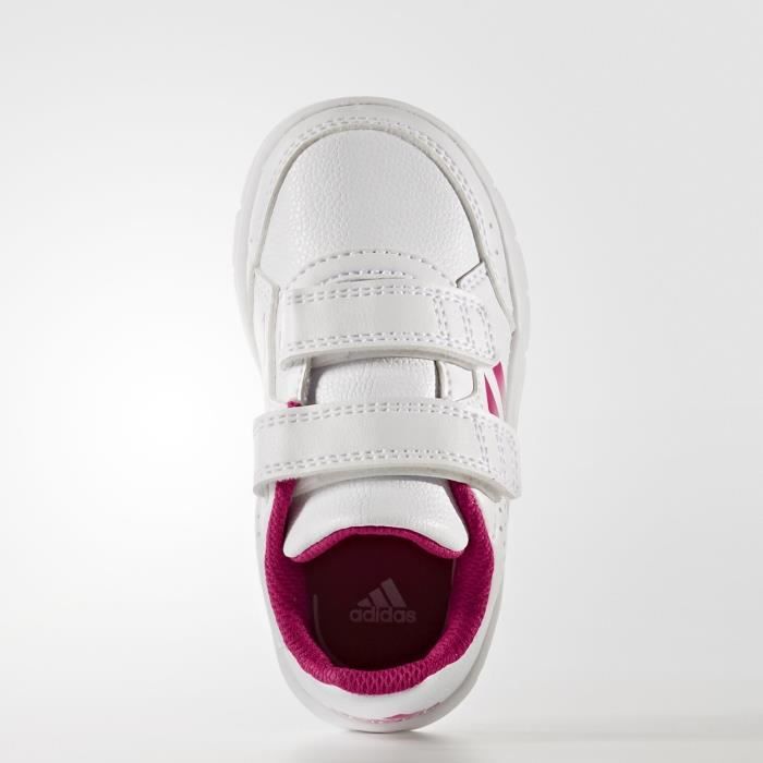 ADIDAS NEO Baskets Altasport Chaussures Bebe Fille Blanc et rose Cdiscount Chaussures