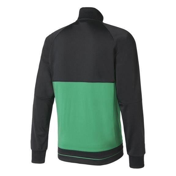 ADIDAS Tiro 17 Veste d entrainement Homme Noir vert et blanc
