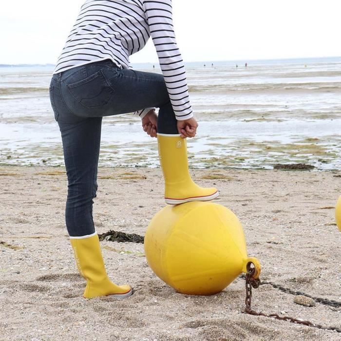 Bottes de pluie femme yellow cheap
