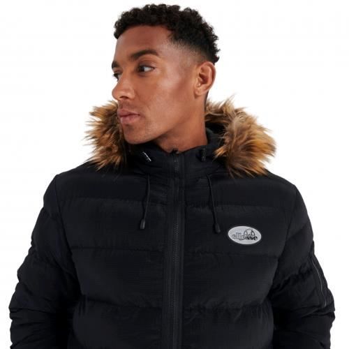 Parka ellesse homme noir ESTRUM SXP16088 011 Noir Cdiscount Pr t