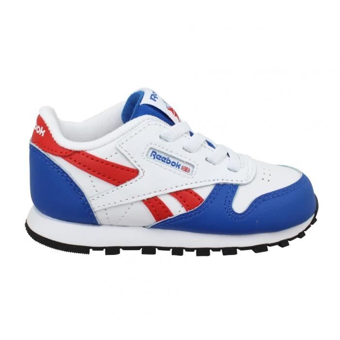 Reebok classic discount leather enfant cyan