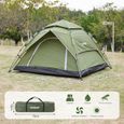 Yorbay Tente de Camping 2-3 Personnes 215x180x130 cm Pop Up Anti UV Imperméable & Ventilée Tente pour Camping, Randonnée, Exterieur-2