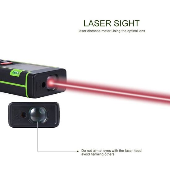 Télémètre Laser Numérique 40m professionnel Mètre laser numérique - Dekoxer