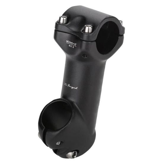 Potence de vélo de route argentée pour VTT 31,8 x 80 mm pour fourche