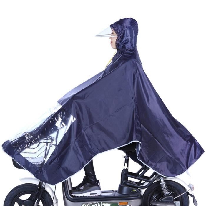 Impermeable de velo avec masque de pluie pour moto impermeable pour femmes et hommes Poncho respirant pour adultes 49CD71B Cdiscount Pret a Porter