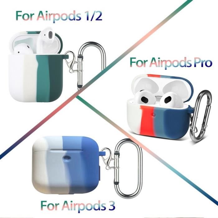 Etui Ecouteurs sans Fil Coque Silicone Compatible pour Apple AirPods pro*