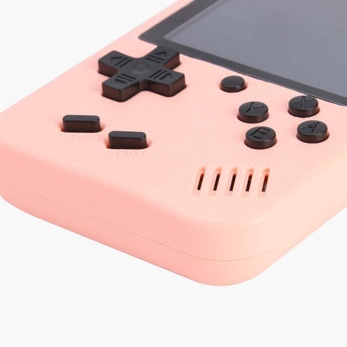 Mini Console Rétro Portable – 500 Jeux 8 Bits – écran LCD 3 Pouces – Batterie 1020mAh – Gris – Cadeau