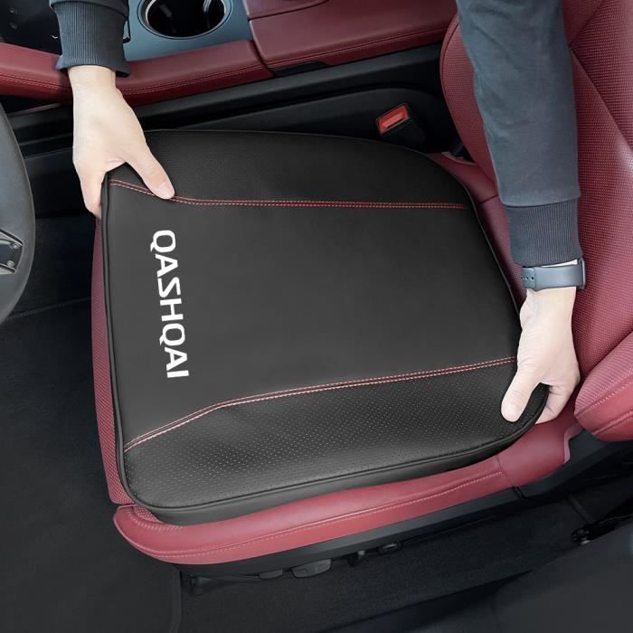 Pour Qashqai-Noir - Juste de coussin de siège de voiture en cuir,  Protection, Coussin en polymères, Nissan Qa - Cdiscount Auto