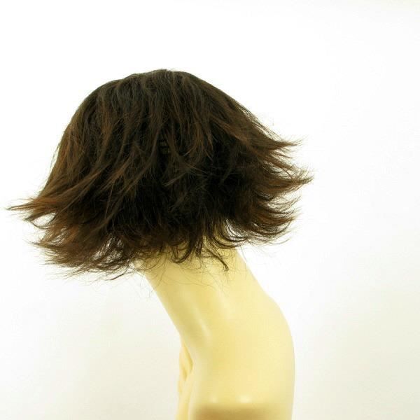 Perruque Courte Femme Châtain Cuivré Méché Blond Clair - Modèle JEANETTE 6BT27B - Neuf Avec étiquettes