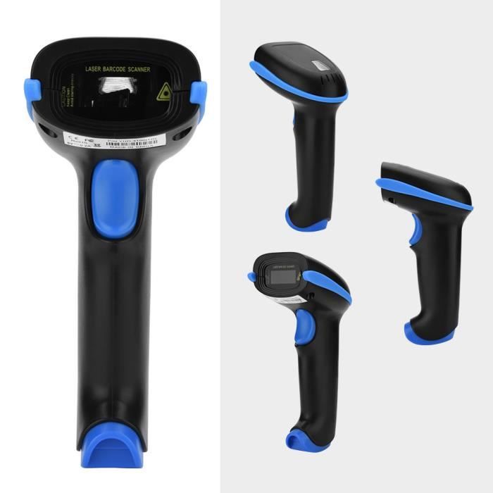 Douchette Scanner de code à barres Laser Sans Fil Double Connexion ...