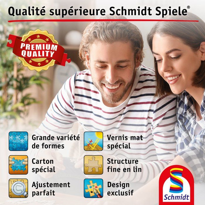 Libellud – Puzzle Dixit Collection Sirène En Amour – 1000 Pièces – 48x68 Cm – Carte Dixit Incluse – Dès 14 Ans