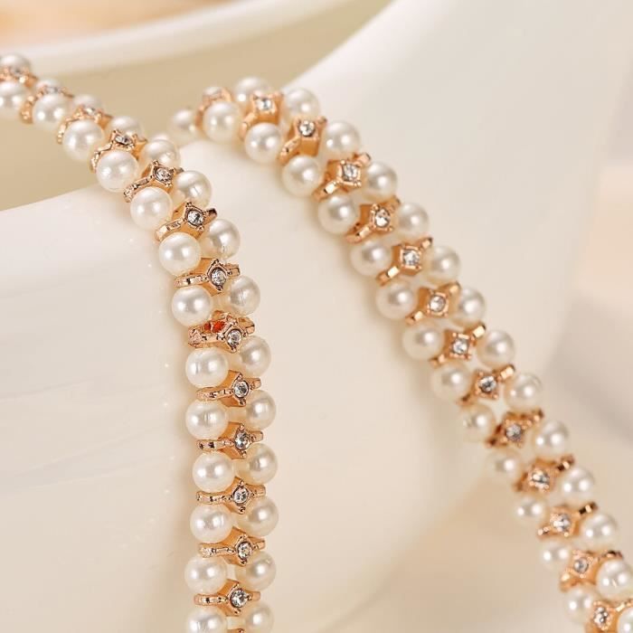 Acheter Montre à Quartz pour femmes, bijoux en perles explosives,  décoration ronde en diamant, petit cadran exquis en verre, chaîne de perles,  nouveauté 2021
