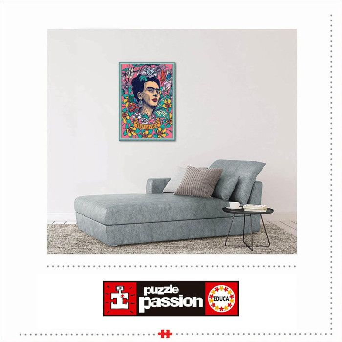 Puzzle 500 pièces : Viva La Vida, Frida Kahlo - Cdiscount Jeux - Jouets