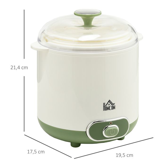 Klarstein Gaia - Yaourtière électrique 12 pots pour préparation de
