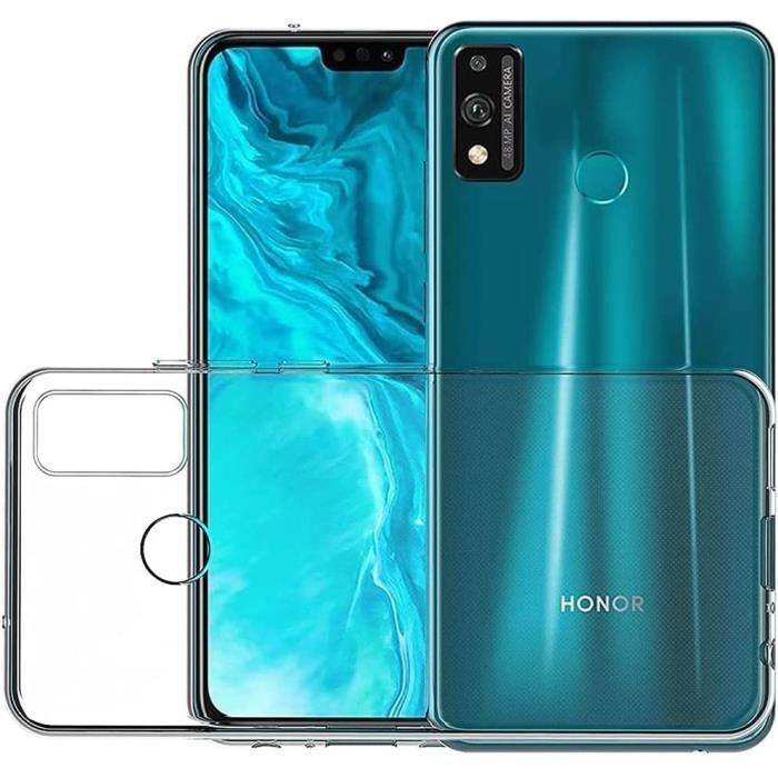 Pack Protection Huawei Honor 9X : 2 Films Verre Trempé + Coque Gel Transparente - Neuf - Marque NOVAGO