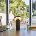 Lampe de table sans fil - LUMISKY - TOD BLACK - H28 cm - Tête orientable - LED blanc chaud-7