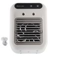 Mini climatiseur humidificateur– Double brumisation, réservoir 500ml, silencieux – Pour bureau, chambre, voyage – Blanc