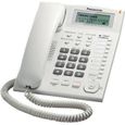 Téléphone Panasonic KX-TS880 Blanc-0