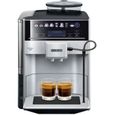Machine à café automatique SIEMENS EQ.6 plus s300 TE653501DE - buse vapeur Cappuccino - 15 bar - noir-argent-0