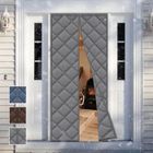 BRAND Rideau de protection thermique magnétique pour portes, rideau thermique protection contre le froid porte d'entrée,100 x 250cm,gris