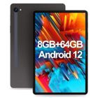 Tablette Tactile 10 Pouces - OUZRS - Android 12 - 8 Go RAM - 64 Go ROM - 6000mAh - Gris