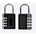 WATERPULSE 2 Pcs Cadenas à combinaisonserrures à bagages de 4 chiffrescadenas à code pour le casier de portegym