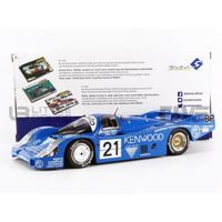 Voiture Miniature de Collection - SOLIDO 1/18 - PORSCHE 956 LH - Le Mans 1983 - Blue - 1805504