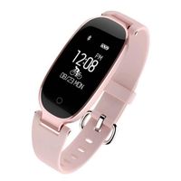Fitness Tracker Pour Femmes Moniteur de fréquence cardiaque IP67 Podomètre Bracelet avec Moniteur de Sommeil pour Android IO