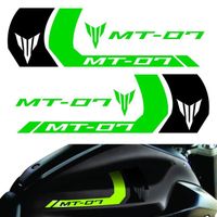 Noir et vert - Bande autocollante en vinyle pour moto Yamaha, Kit de Logo pour réservoir, Mt 07, Mt07, 2022,
