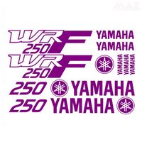 12 stickers WRF 250 – BORDEAU – YAMAHA sticker WRF 250 - YAM432