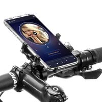 Support téléphone Vélo Moto ROCKBROS - Rotatif à 360° - Noir