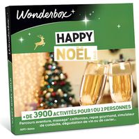 Box cadeau de noël - Happy noël gold - Wonderbox - Plus de 3900 activités magiques !