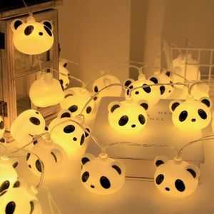 GUIRLANDE D'EXTÉRIEUR Guirlande lumineuse panda à piles multicolore - Dé