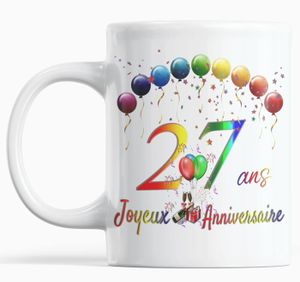 27e Joyeux Anniversaire 27 Ans Neon Sign Vector Glowing avec néon coloré Advensing Nuit