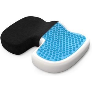 Coussin Siège Auto XRPRPX à Mémoire De Forme - Soutien Lombaire Ergonomique, Tissu Respirant - Noir