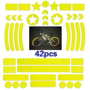 Autocollants Réfléchissants Haute Visibilité Papillons Pour Casque Vélo Et Sécurité - Lot Coloré