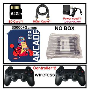 CONSOLE RÉTRO BX 64G sans filNOBOX-UE-Arcade Box Console de jeu 