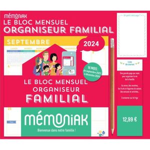 Agenda familial Memoniak Pocket 2015-2016 de Editions 365 · [C-993-793] ·  Livre d'occasion