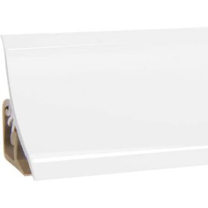 PLAN DE TRAVAIL Profil d'étanchéité pour plan de travail - Matériel PVC - Blanc - 23x23mm