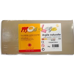 ARGILE Argile naturelle Modelage 5kg Blanc