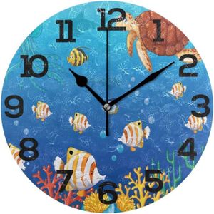 Horloge murale Peacock 25 cm animaux faune nature Home Decor À faire soi-même Décoration 1088