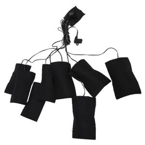 COUVERTURE CHAUFFANTE Atyhao coussin électrique Coussin chauffant électrique USB tissu 3 vitesses vêtements imperméables gilet veste coussinets