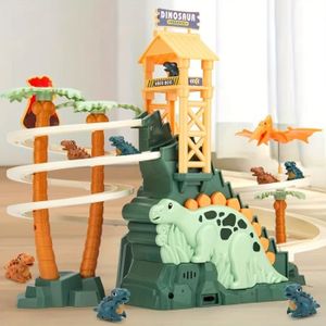 VÉHICULE CIRCUIT Jouets Circuit Voiture Enfant - Dinosaure Escalier