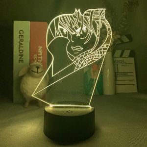 VEILLEUSE BÉBÉ 3D Illusion Lampe Led Veilleuse Anime Fairy Tail F