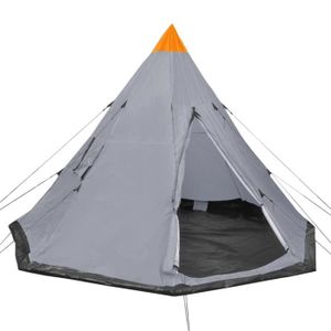 TENTE DE CAMPING SWEET Tente pour 4 personnes Gris 85670